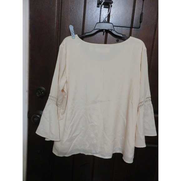 PRETTY RANCHO ESTANCIA CREME COLOR BLOUSE SIZE XL - Picture 4 of 4
